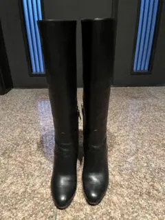 ジミーチュウ　ブラックロングブーツ