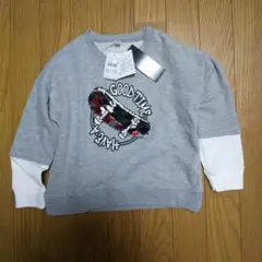 イオン購入 rainui グレー トレーナー 110cm