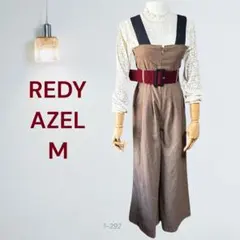 REDY AZEL 【M 】サロペット ブラウン ベルト付き　ブラウン　美品のサムネイル