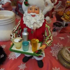 サンタクロース フィギュア 飲み物付き