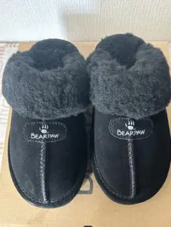 BEARPAW ブラックスエードスリッパ　新品未使用