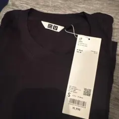 UNIQLO U スーピマコットンオーバーサイズT ブラック Sのサムネイル