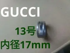 グッチ　リング　指輪　ロゴ　シルバー　G