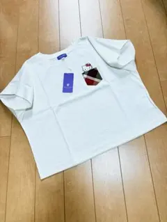 ブルーレーベルクレストブリッジ ハローキティコラボ チェックポケットTシャツ 新のサムネイル