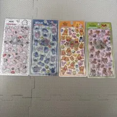 【正規品】ディズニープチドロップステッカー４枚セット
