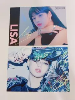 blackpink ファンクラブ限定特典　ポストカード　lisa