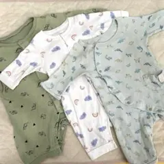 て*る様 UNIQLO アプレレクールロンパース 60cm