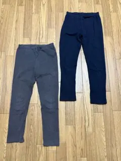 無印良品　ポケット付きレギンス2枚セット