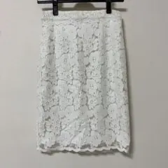 プロポーションボディードレッシング　花柄　レースタイトスカート