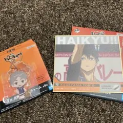 ハイキュー!!菅原孝支 アクリルキーホルダー&影山飛雄 色紙烏野セッターコンビ！