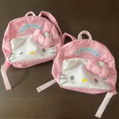 ハローキティ リュック ピンク ドット　2個セット