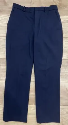 【ユニクロ】スマートアンクルパンツ　ネイビー　（L）