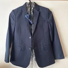 ネイビー ブレザー 蝶ネクタイ付き　130