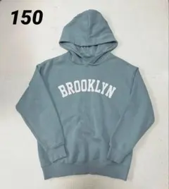 デビロック　裏起毛　ブルーグレー　パーカー　美品　150