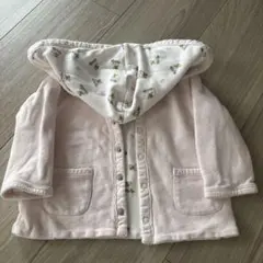 ラルフローレン リバーシブル フード付きピンクパーカー 9M