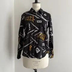 BLACK コムデギャルソン 総柄 シャツ XSのサムネイル