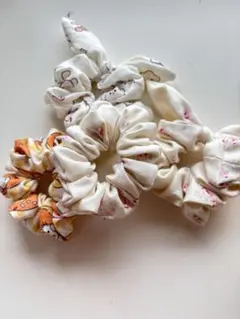 シュシュ（ヘアゴム）4個セット