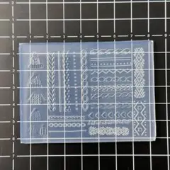 NO 472シリコンモールド　浅いパーツ　ネイルパーツ用　レジン
