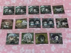 【在庫ラスト】鬼滅の刃 ウエハース デフォルメシール 胡蝶しのぶ 他14枚セット