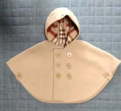 ミキハウス ポンチョ フリースマント 70〜90cm