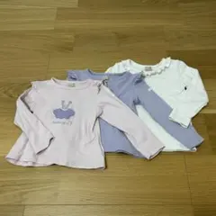petit main カットソー　3点セット　100cm