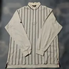 ミズノ ストライプポロシャツ Lサイズ ②