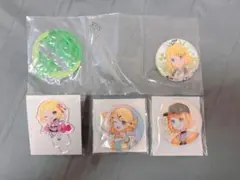 【プロセカ】鏡音リン缶バッジセット＋アクリルクリップ 【まとめ売り】