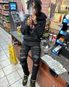 ダメージスキニーデニム　us drip uk drip