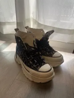 CONVERSE ALL STAR ヒョウ柄 厚底スニーカー
