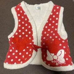 ミニーマウス　ベビーベスト80サイズ