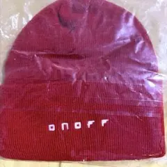 ONOFF ゴルフ ニットキャップ レッド 新品