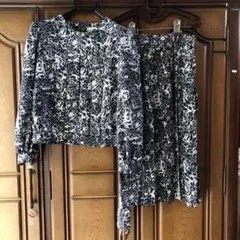 花柄　レディースフォーマル　セットアップ　スカート