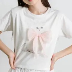 olive des olive 半袖猫Tシャツのサムネイル