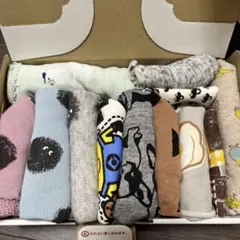 ニット生地　小さいはぎれセットD