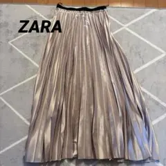 ZARA プリーツスカート ベージュ Sサイズのサムネイル