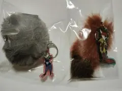 ズートピア　尻尾付きアクリルキーホルダー2種　ニック　ジュディ