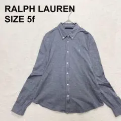 ラルフローレン　シャンブレーシャツ　ボタンダウン　ポニー刺繍　定番（1624）