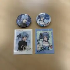 星街すいせい 缶バッジ カード ローソン 4点セット