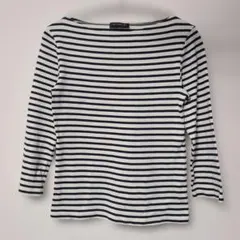 【TOMORROWLAND】ボーダー カットソー Tシャツ 七分袖