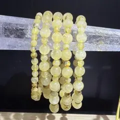 ルチルクォーツ　ブレス　金運　パチンコ　天然石　パワーストーン