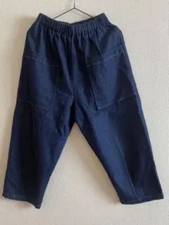 テーパードデニムパンツ