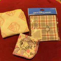 《タイムセールお値下げ中》東京ディズニーリゾート ハンカチセット