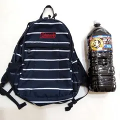 子供用　Coleman リュック ネイビー ボーダー柄