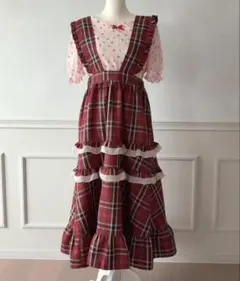 epetice 梅子 Strawberry ジャンパースカート Mサイズ - メルカリ