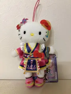 送料無料❣️ピューロランドコラボレーションライブキャラBIGぬいぐるみハローキティ