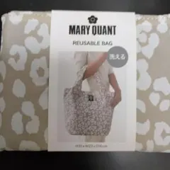 マリークヮント　エコバッグBG柄大 31×23×16センチ