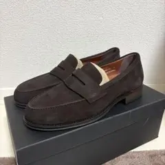 新品 INTERESSA 本革 リボンローファー 42 - メルカリ