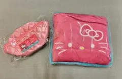 新品　サーティワン　ハローキティ　バニティポーチ　ブランケット　セット