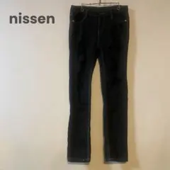 ダメージ加工 ブラック スキニーパンツ