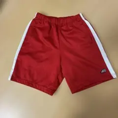 ミズノ　ハーフパンツ　Lサイズ　レッドのサムネイル